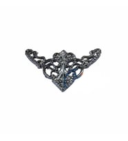 Dekoratif Köşe Süsü, Köşelik - Küçük, 19x34mm, Nikel, 1 Adet