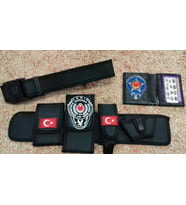YAKIN KORUMA TESİSAT BEL KILIFI,(+),YAKIN KORUMA ROZETLİ CÜZDANI,(+),YAZISIZ PALASKA,TOPLAM (3-AD) URUN,SATIN-AL,SIVILE SATILMAZ.