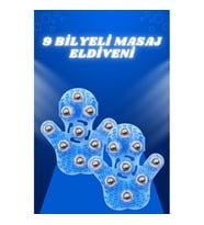 giyilebilir masaj eldiveni 9 bilyeli tüm vücut masajına uygun