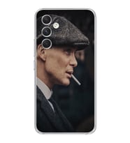 Samsung Galaxy S24 FE Uyumlu Thomas Shelby Tasarımlı Şeffaf Telefon Kılıfı