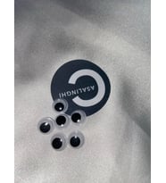 Oynar Göz 10 mm Küçük Boy Siyah Beyaz Oynargöz, Okul, Kurs ve Hobi Çalışmaları İçin El Sanatları Malzemesi (Oynargöz Küçük Boy Siyah Beyaz)