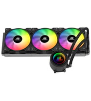 POWERBOOST 360MM CIRCLE 360B PB-LCS-CR360B Rainbow Fanlı AM5-1851p Sıvı Soğutmalı İşlemci Fanı