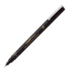 UNİ DRAWING PİN BR-500EF EXTRA FINE LİNE FIRÇA UÇLU KALEM SİYAH