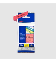 Tonersepeti Brother TZe-451 24mm Kırmızı üzerine Siyah Muadil Etiket