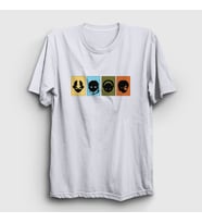 Presmono Unisex Beyaz Chars Anime Avatar The Last Airbender T-Shirt 262261tt (Beyaz)