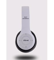 PL-2044 P47 Bluetooth Kulak Üstü Kulaklık Beyaz
