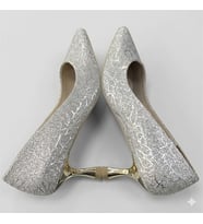 Kindep (Öz Maçan) Stiletto Kadın Ayakkabı GUMÜŞ