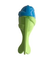 Playfull Sağlam Plastik Sesli Balık Köpek Oyuncağı 13 x 5 cm Mavi Yeşil