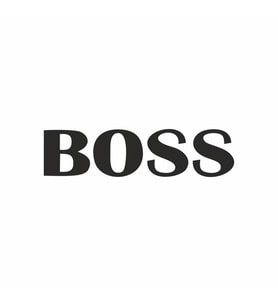 Boss Araba Sticker siyah 17x4 CM (Siyah)