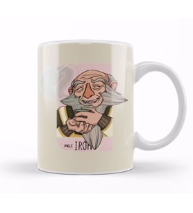 Avatar Uncle iroh Tea Green Kupa Bardak Porselen