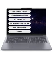 Lenovo Ideapad Slim 3 16IRH10 GTI512 Intel Core i5 13420H 16GB 512GB SSD Freedos 16'' WUXGA Taşınabilir Bilgisayar 83K2001UTR