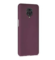Xiaomi Redmi Note 9 Pro Premium Silikon Kılıf Mor