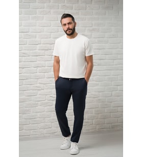 Paul Martin Slimfit Fit Bisiklet Yaka Rayon Kumaş Full Likralı T-shirt