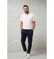 Paul Martin Slimfit Fit Bisiklet Yaka Rayon Kumaş Full Likralı T-shirt