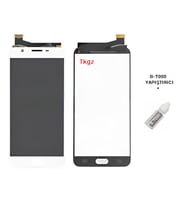 Samsung Galaxy J7 PRİME - SM-G610F Uyumlu Lcd Ekran Dokunmatik Servis Lcd BEYAZ + B-7000