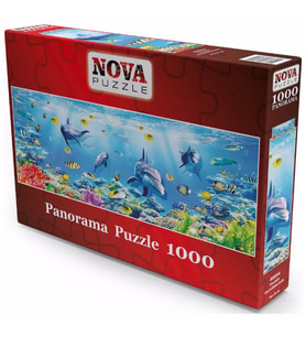 Nova Puzzle 1000 Parça Denizin Derinliklerinde (Akvaryum) Puzzle
