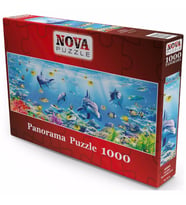 Nova Puzzle 1000 Parça Denizin Derinliklerinde (Akvaryum) Puzzle