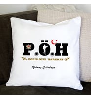 Kişiye Özel Özel Harekat Polisine Hediye Kare Yastık
