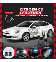 Citroen C4 2012-2017 Uzun Far Uyumlu Şimşek Etkili Led Xenon Pro series H7