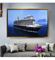 Altın Çerçeveli dekoratif tablo a425 (Gold)