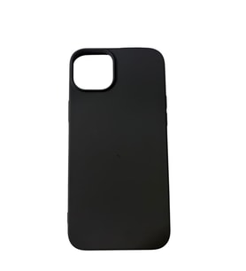 iPhone 14 Plus ile Uyumlu Cappy Silikon Kılıf Siyah