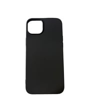iPhone 14 Plus ile Uyumlu Cappy Silikon Kılıf Siyah