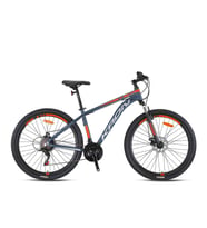 Kron XC 75 27.5" Jant MD 17 Kadro 21 Vites Dağ Bisikleti Mat Gri Neon Turuncu Gri 
