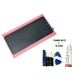 Tkgz General Mobile GM 22 PRO Uyumlu Lcd Ekran Dokunmatik + B-7000 + Tamir Seti