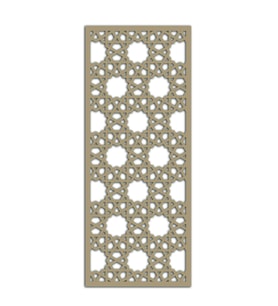 Liar Ahşap Seperatör (Paravan) - KSP211 - (85 x 210 cm) - (18 mm) - (Beyaz) (Renksiz)