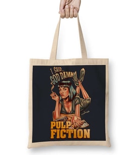 Pulp Fiction I Said Goddamn Bez Çanta Uzun Saplı