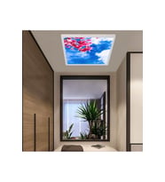 Ev Koridor 60watt-büyük Boy 60x60 -led Avize- Tavan Aydınlatma Lambası-tavana Yapışık Model-60wat