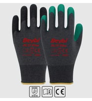 Mey İthalat® Beybi PL17 Flex Likralı İpten Örme Lateks Eldiven NO:10