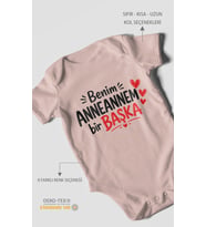 Anneannem Bir Başka Kısa Kollu Bebek Body %100 Pamuk