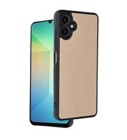 Samsung Galaxy A06 Kılıf Aras Deri Kapak - Pudra