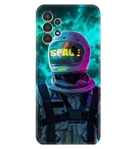 Samsung Galaxy M14 Uyumlu Kılıf Resimli Desenli Silikon Platinium Series Space 1854