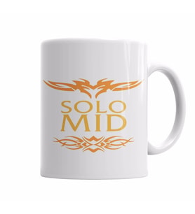 League of Legends SOLO MID Kupa Bardak Porselen