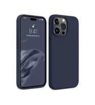 Apple iPhone 15 Pro Kılıf First Silikon - Lacivert