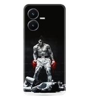 Vivo Y22S Kılıf Resimli Desenli Baskılı Silikon Muhammed Ali 1369