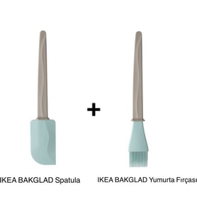 IKEA Bakglad Spatula ve Yumurta Fırçası Ikili Set (Turkuaz)