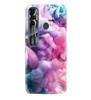 Tecno Spark 6 6 Go 8C 8 Pro 7 7 Spark 9 Pro Kılıf Desemli Silikon Pink Cloud 1305