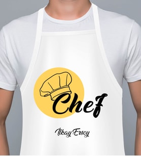 Kişiye Özel En İyi Chef- Aşçı Mutfak Önlüğü