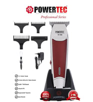 Powertec TR-658 Şarjlı Tıraş Makinesi Sakal, Ense, Saç Kesim – Profesyonel Seri