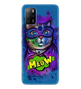 Omix X300 Kılıf Silikon Desen Super Meow 1715