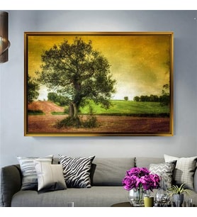Altın Çerçeveli dekoratif tablo a1115 (Gold)