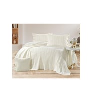 Abelia Triko Yatak Seti 240 X 260 Cm (Kemik)