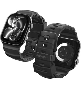 Apple Watch 49/46/45mm Ultra 3/2/1 / Seri 11/10/9/8/7 ile Uyumlu Kordon Kayış Band WBS2 Black - AMP10508