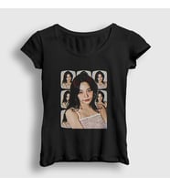 Presmono Kadın Beyaz Poster V2 Kim Sejeong T-Shirt 524348tt (Siyah)
