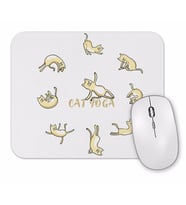Cat Yoga Köpek Mouse Pad