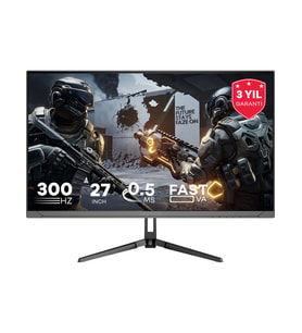 Fazeon X27F300 27" 300Hz 0.5MS HDMI + DP HDR FreeSync G-Sync FHD Fast VA Gaming Monitor