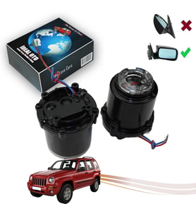 Jeep Cherokee KJ 2001-2008 İçin Sol & Sağ Katlanır Ayna Motoru DC8222 D/V12 E5V23